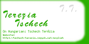 terezia tschech business card